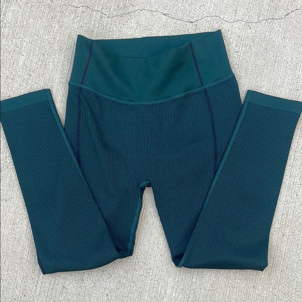 Aerie Deep Teal High-Rise Leggings